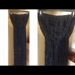 Black Lace Maxi Dress