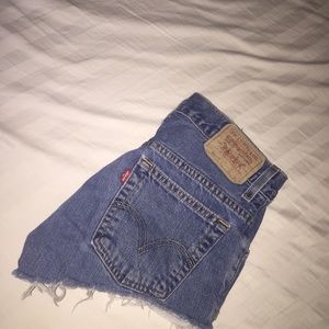 Vintage Levi denim shorts