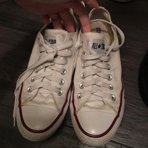 vintage white converse