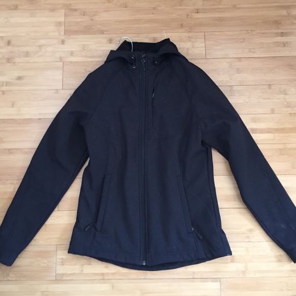 Black water resistant jacket