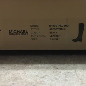 Michael Kors tall boots ON HOLD
