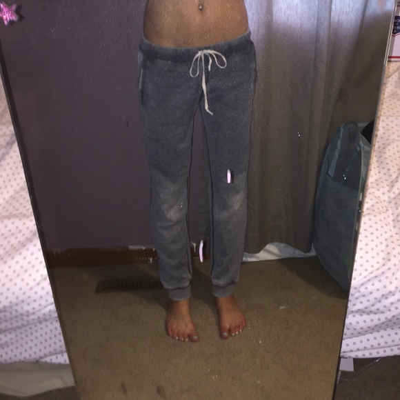 Gray joggers
