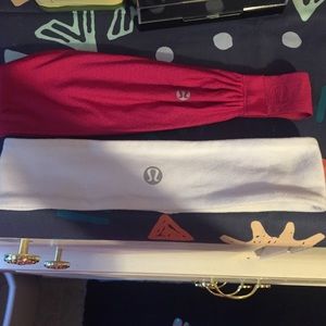two lulu lemon headbands. both for $5.00!!!!!!