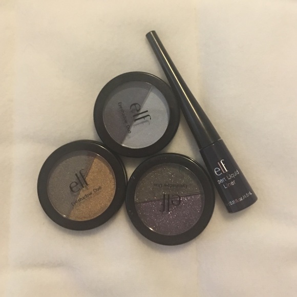 E.L.F eyeshadow duo's, E.L.F liquid eyeliner