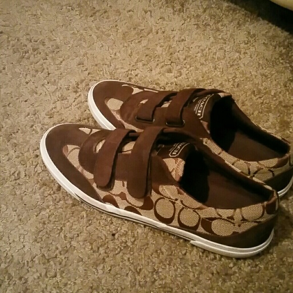 Coach sneakers( Worn a few times)