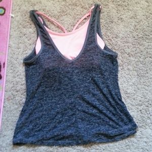 Old Navy Active Sports Bra attached To Tank Top
