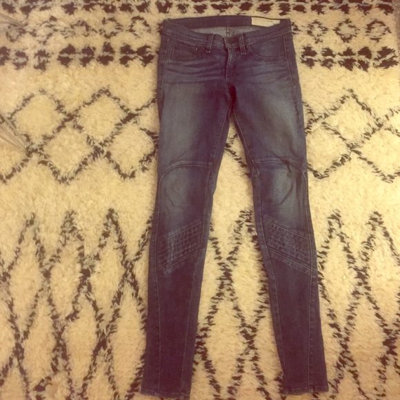 RAG & BONE MOTO JEANS SIZE 25