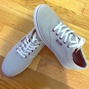 Blue/white striped Vans Sneakers