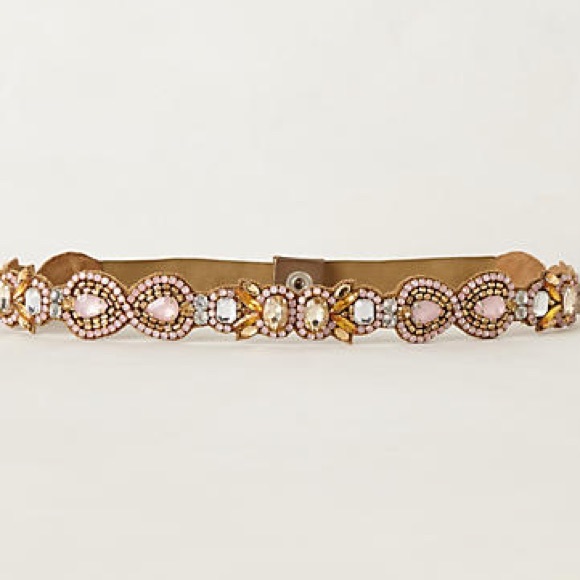 Anthropologie Accessories - Anthropologie Sparkled Leis Belt