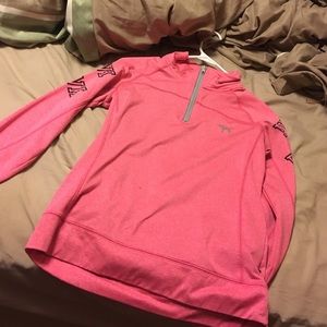 Pink half zip