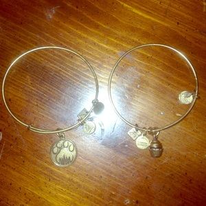 2 authentic Alex & Ani braclets