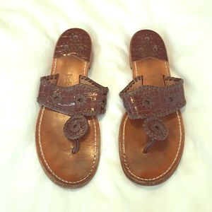 CLASSIC brown JACK ROGER sandals, size 9/9.5💕