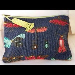 📣Reduced📣 Miss Albright Beaded Bug Pouch