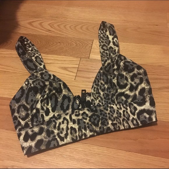 Nasty Gal Collection Wild at Heart Crop Bustier