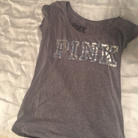 VS Pink gray top