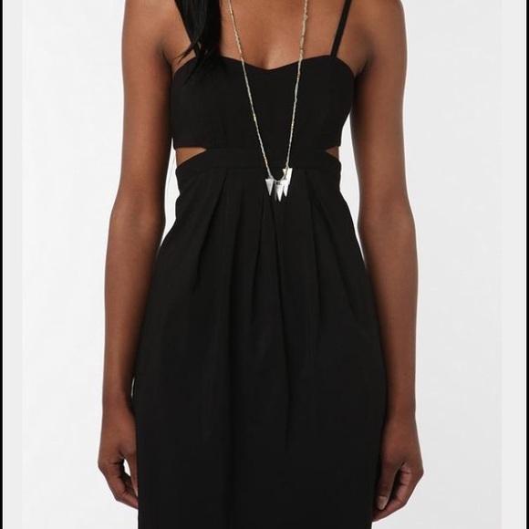 Black cutout dress from UO