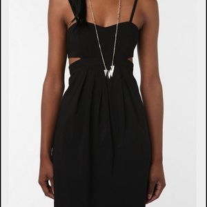 Black cutout dress from UO