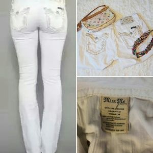 White Miss Me jeans size 29