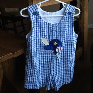 Baby boy baseball jumper