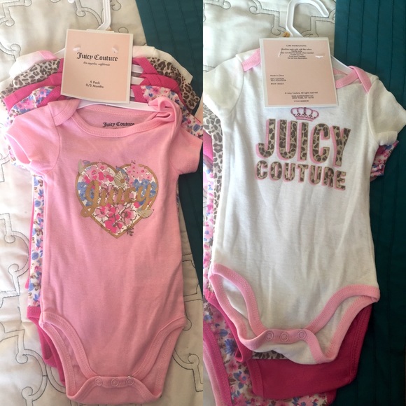 juicy couture baby bodysuits