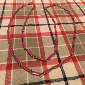 J crew retired pink necklace