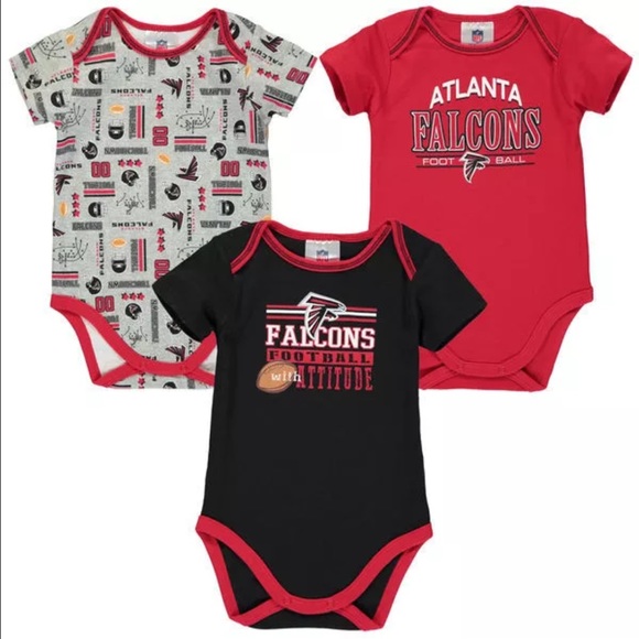 Atlanta Falcons Field Goal 3/pk Bodysuit - Picture 1 of 1