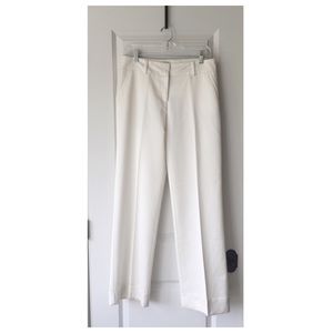 Trina Turk winter white trouser dress pants