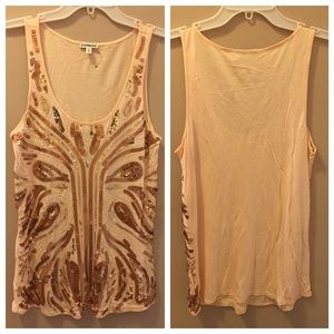 Express Sequin Pattern Tank