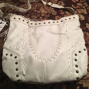 BNWT ABS Alan B Schwartz leather bag