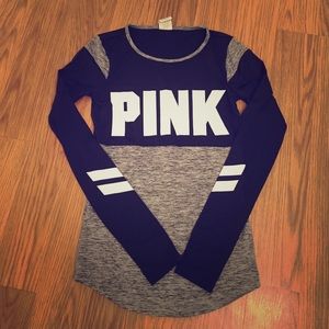 XS PINK long sleeve workout shirt