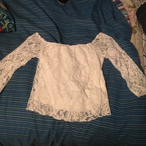 Off the shoulder shirt