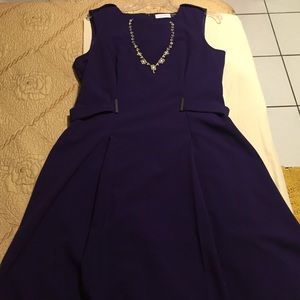 Calvin klein purple dress