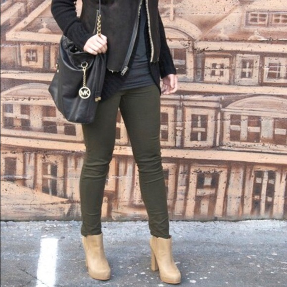 Army green pants