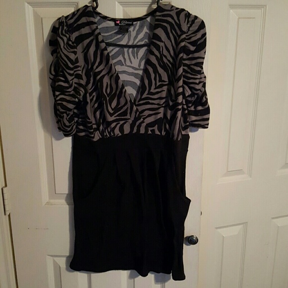Delirious zebra dress