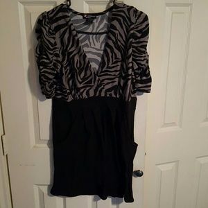 Delirious zebra dress