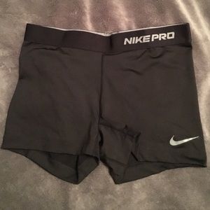 Nike pro compression shorts