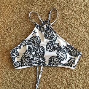 pac sun pineapple swim top