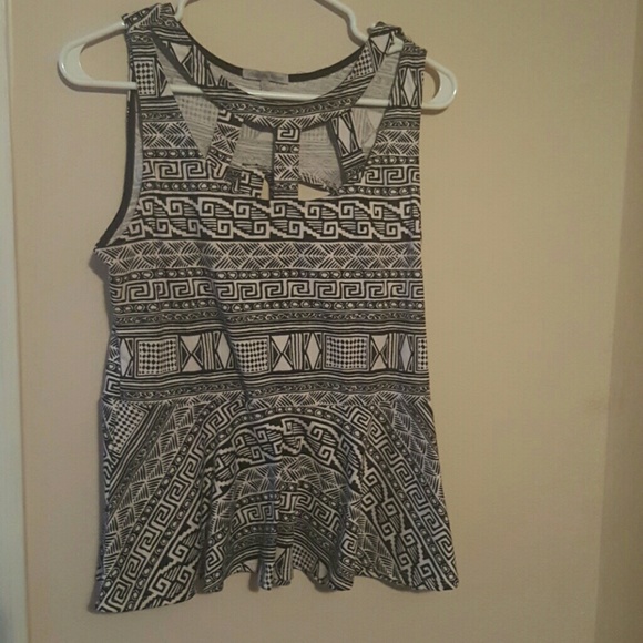 Black and white shirt