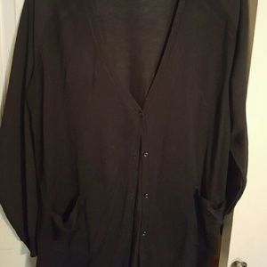 H&M sheer sleeve cardigan