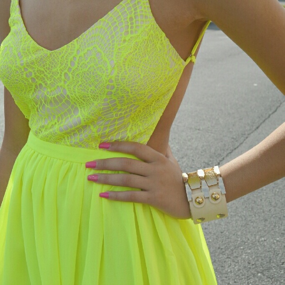 Neon Mini Dress - Picture 3 of 4