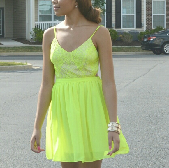 Neon Mini Dress - Picture 4 of 4