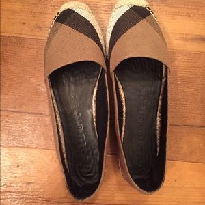 Burberry espadrilles size 36.5 runs small