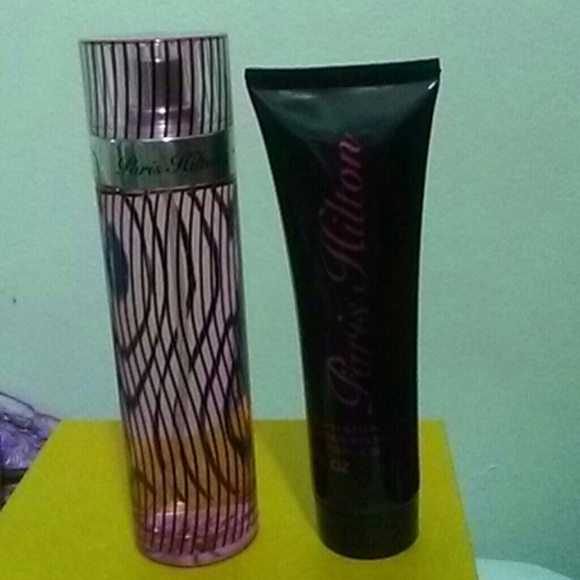 Paris Hilton perfume and body Glistening lotion