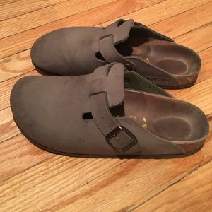 Gray Birkenstocks