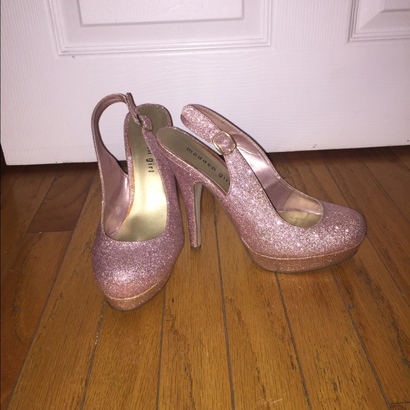 limited edition madden girl sparkles heels
