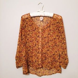 🍂FALL PREVIEW🍁 Floral Blouse