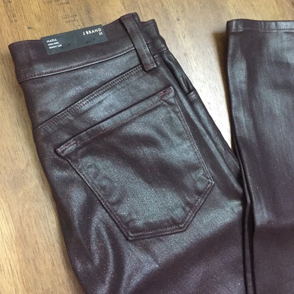 J Brand glitter coated Maria skinny jeans - Picture 2 of 3