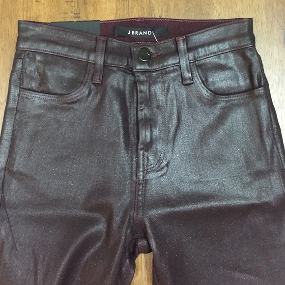 J Brand glitter coated Maria skinny jeans - Picture 3 of 3