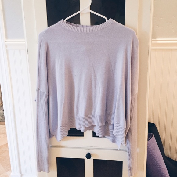 Lavender urban outfitters cropped sweater