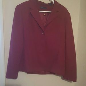 Maroon Blazer by Karen Scott